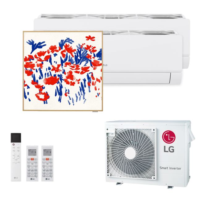 LG Multisplit MU4R25 + ARTCOOL Gallery Special A12GA1 + Special W EZ09CS + EZ09CS