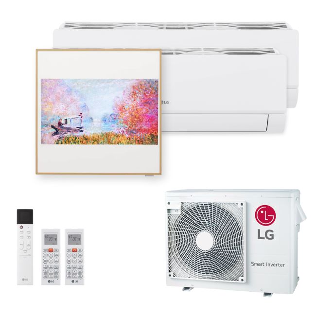 LG Multisplit MU4R25 + ARTCOOL Gallery Premium A12GA2 + Special W EZ09CS + EZ09CS